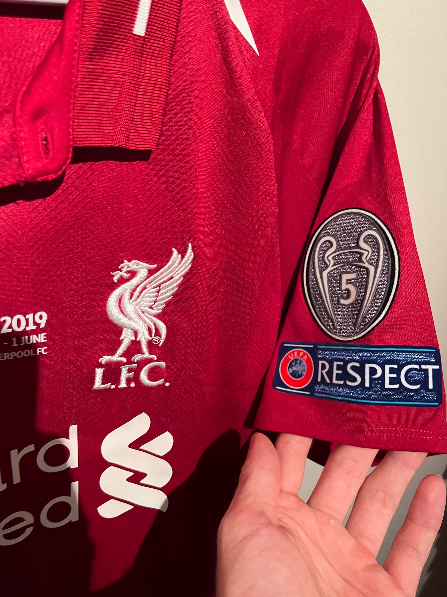 Liverpool home CL final 2019 #10 Mane (M) 8/10