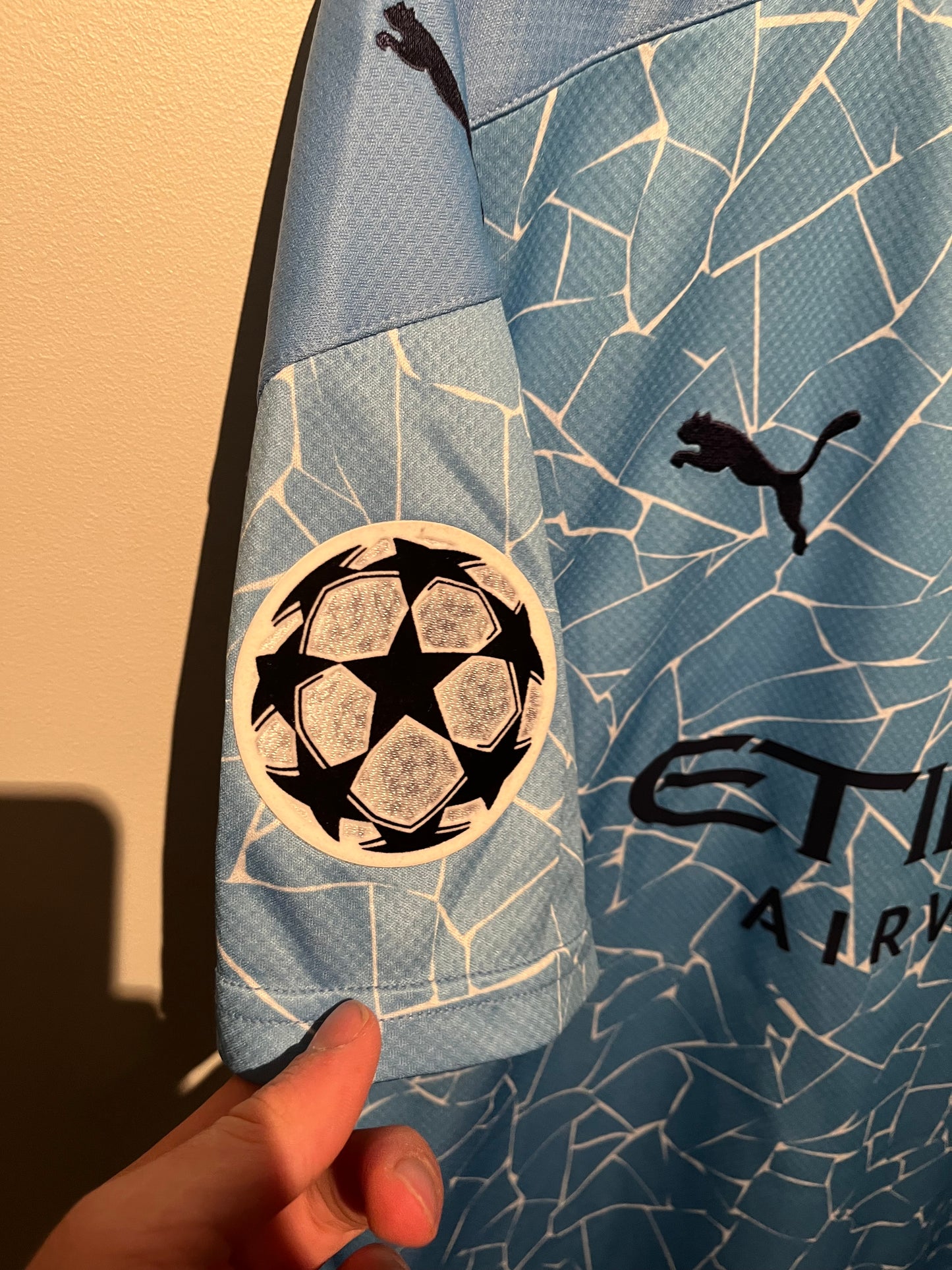Manchester City home CL Final 2021 #10 Kun Aguero (XL) 8/10