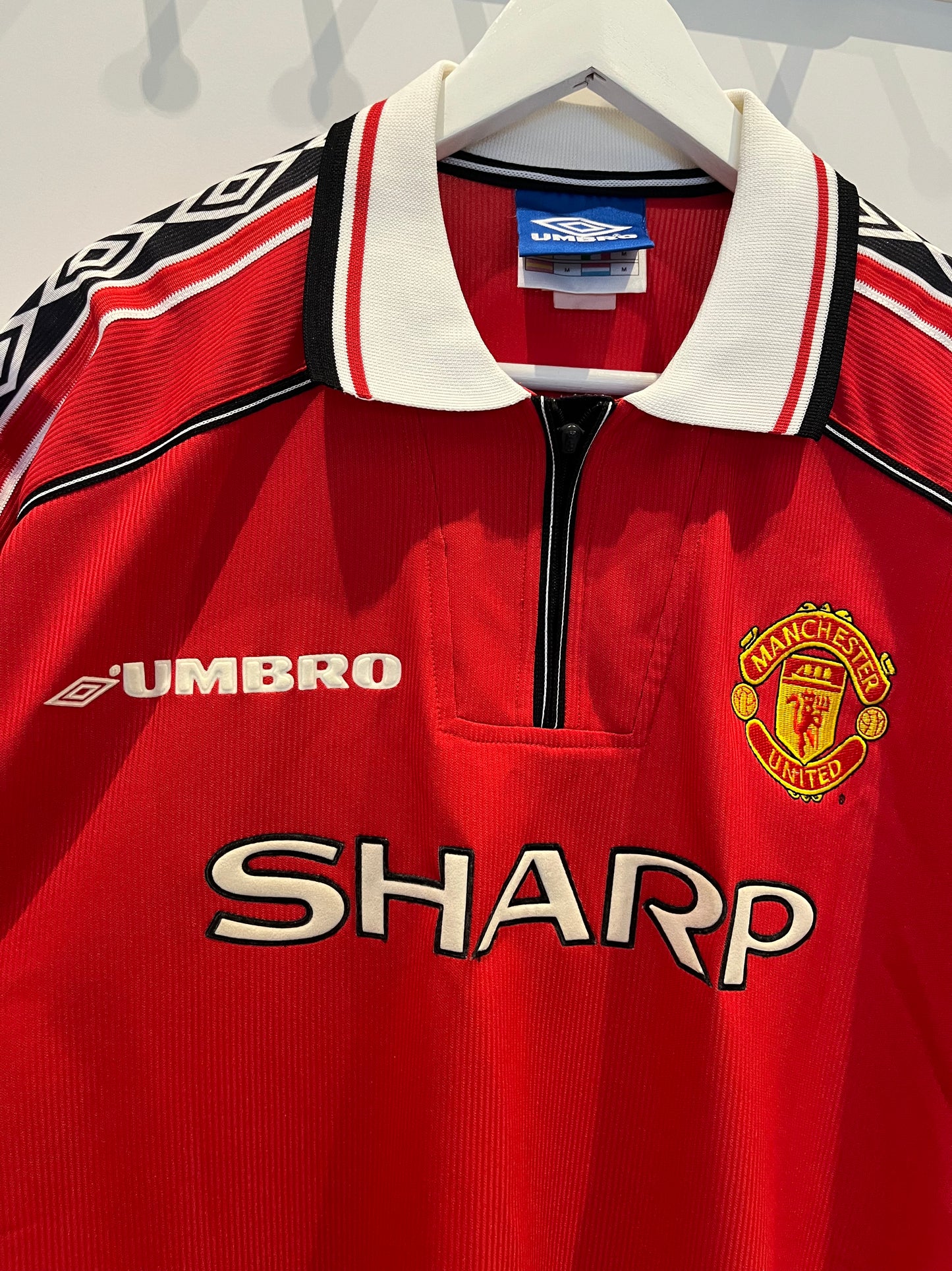 Manchester United hjemmedrakt 1998/1999 #7 Beckham (M) 8/10