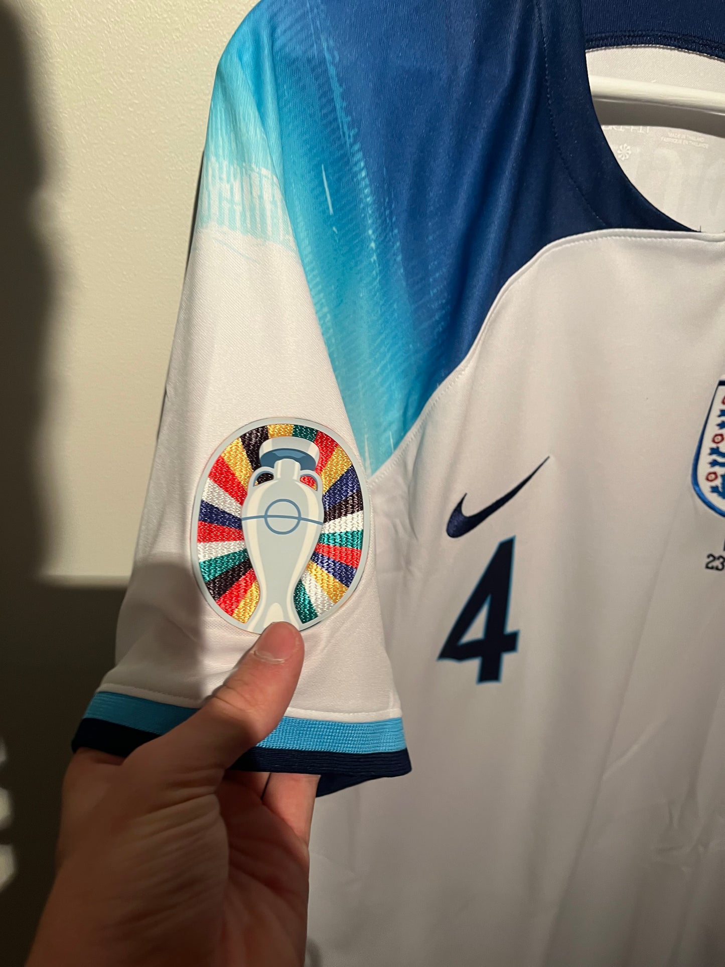 England home 2022 #4 Rice (L) 10/10