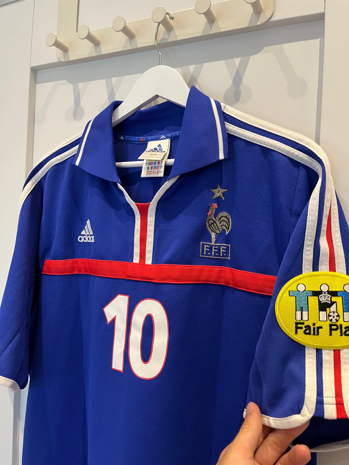 Frankrike hjemmedrakt 2000 #10 Zidane (M) 8/10