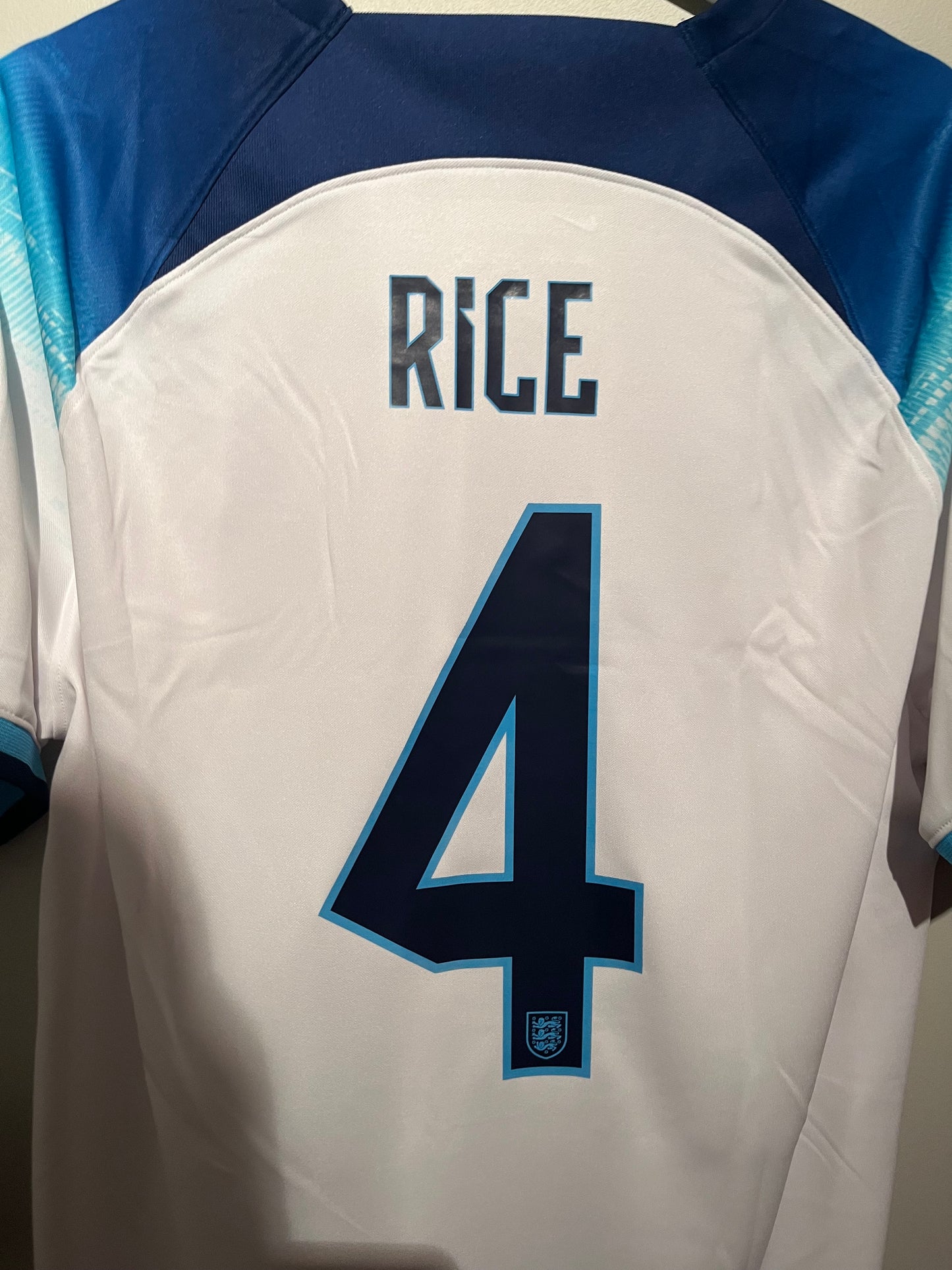 England home 2022 #4 Rice (L) 10/10