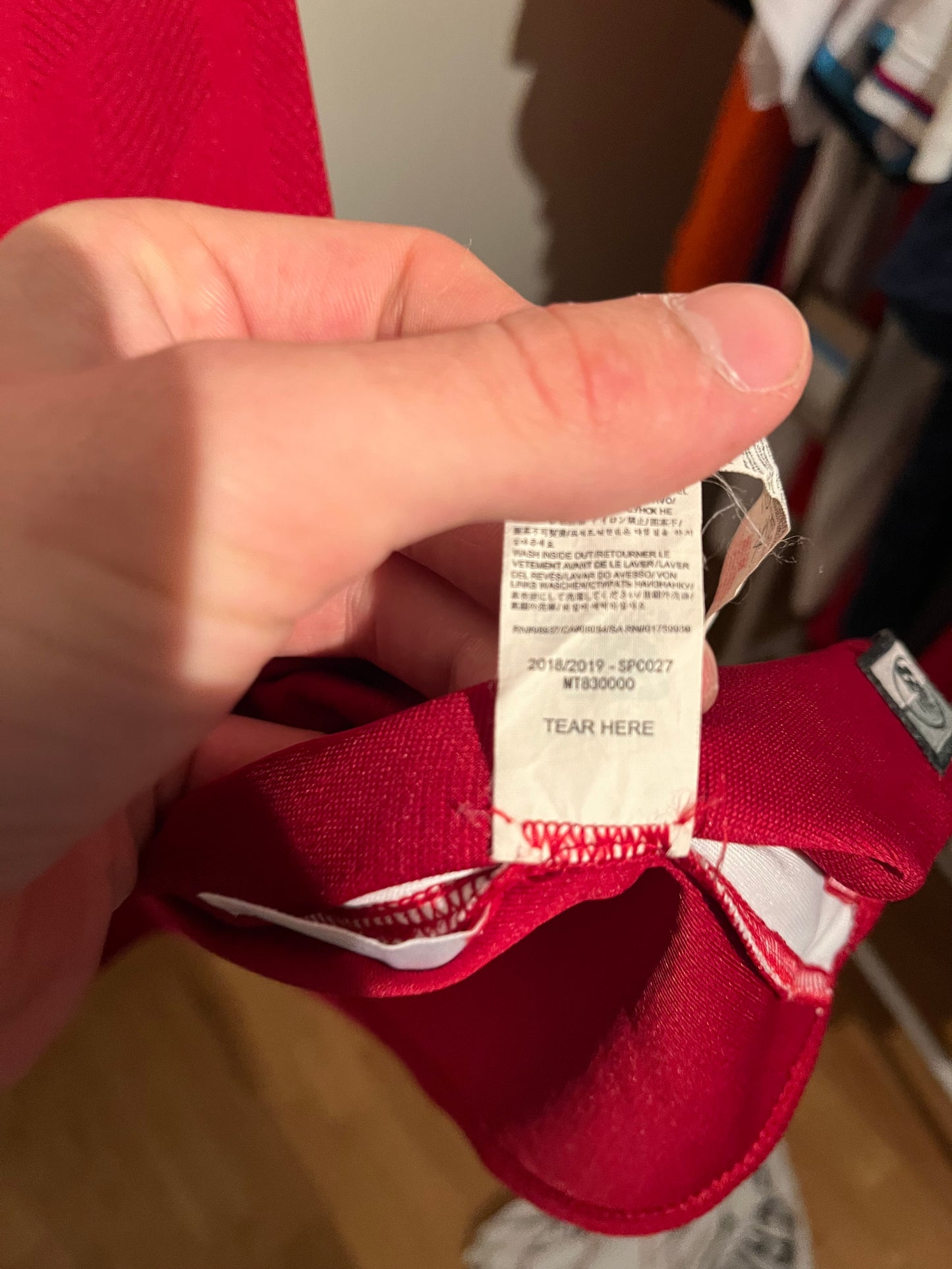 Liverpool home CL final 2019 #10 Mane (M) 8/10