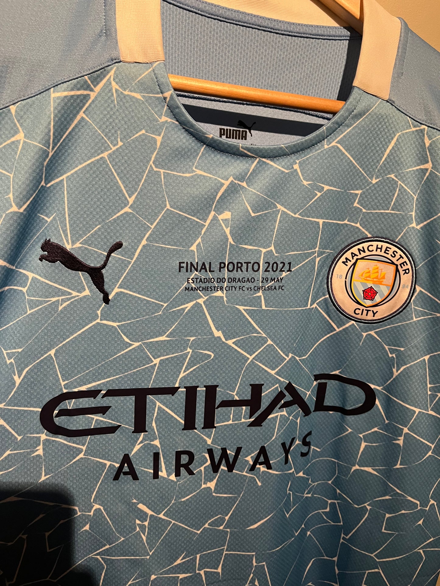 Manchester City home CL Final 2021 #10 Kun Aguero (XL) 8/10