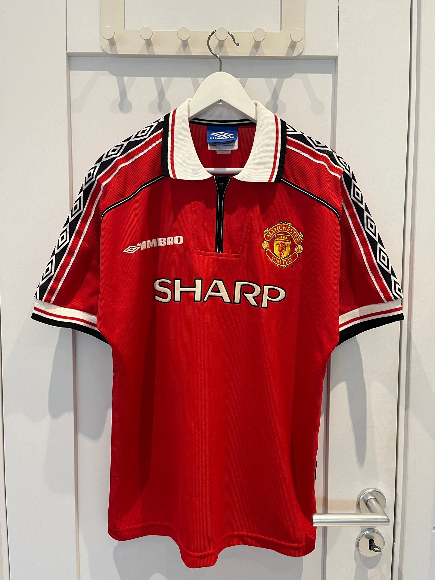 Manchester United hjemmedrakt 1998/1999 #7 Beckham (M) 8/10