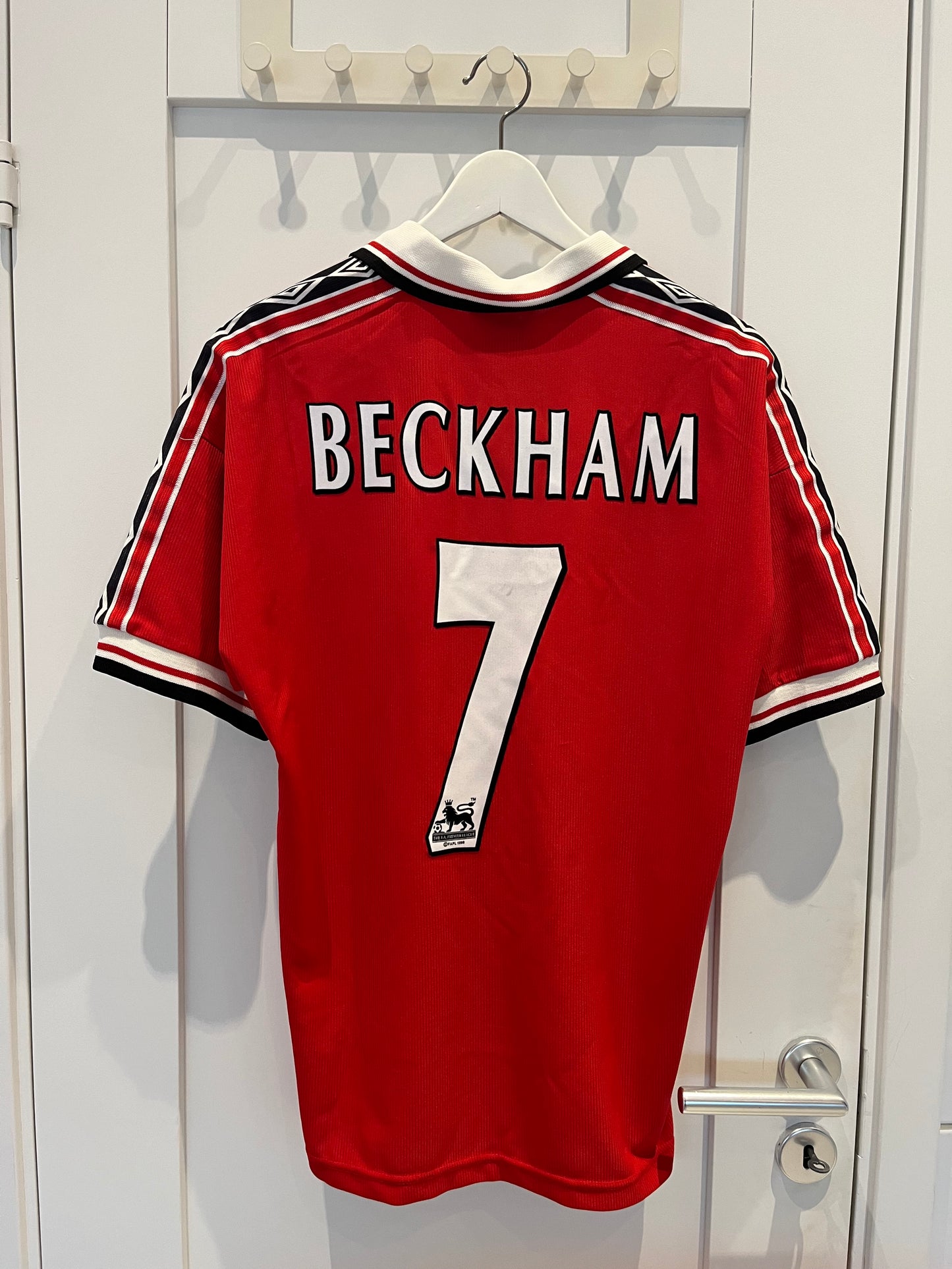 Manchester United hjemmedrakt 1998/1999 #7 Beckham (M) 8/10