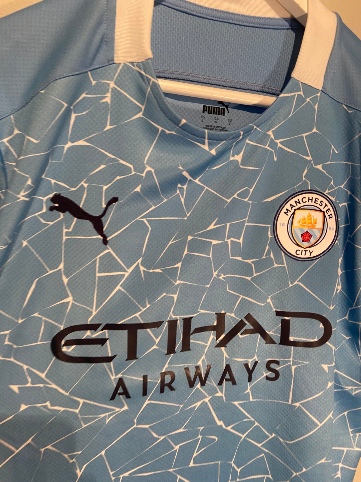 Manchester City home 20/21 #17 De Bruyne (L) 7/10