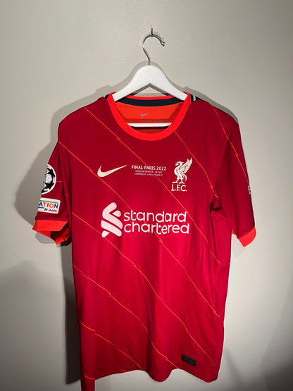 Liverpool home CL Final 2022 #4 Virgil (XL) 7/10