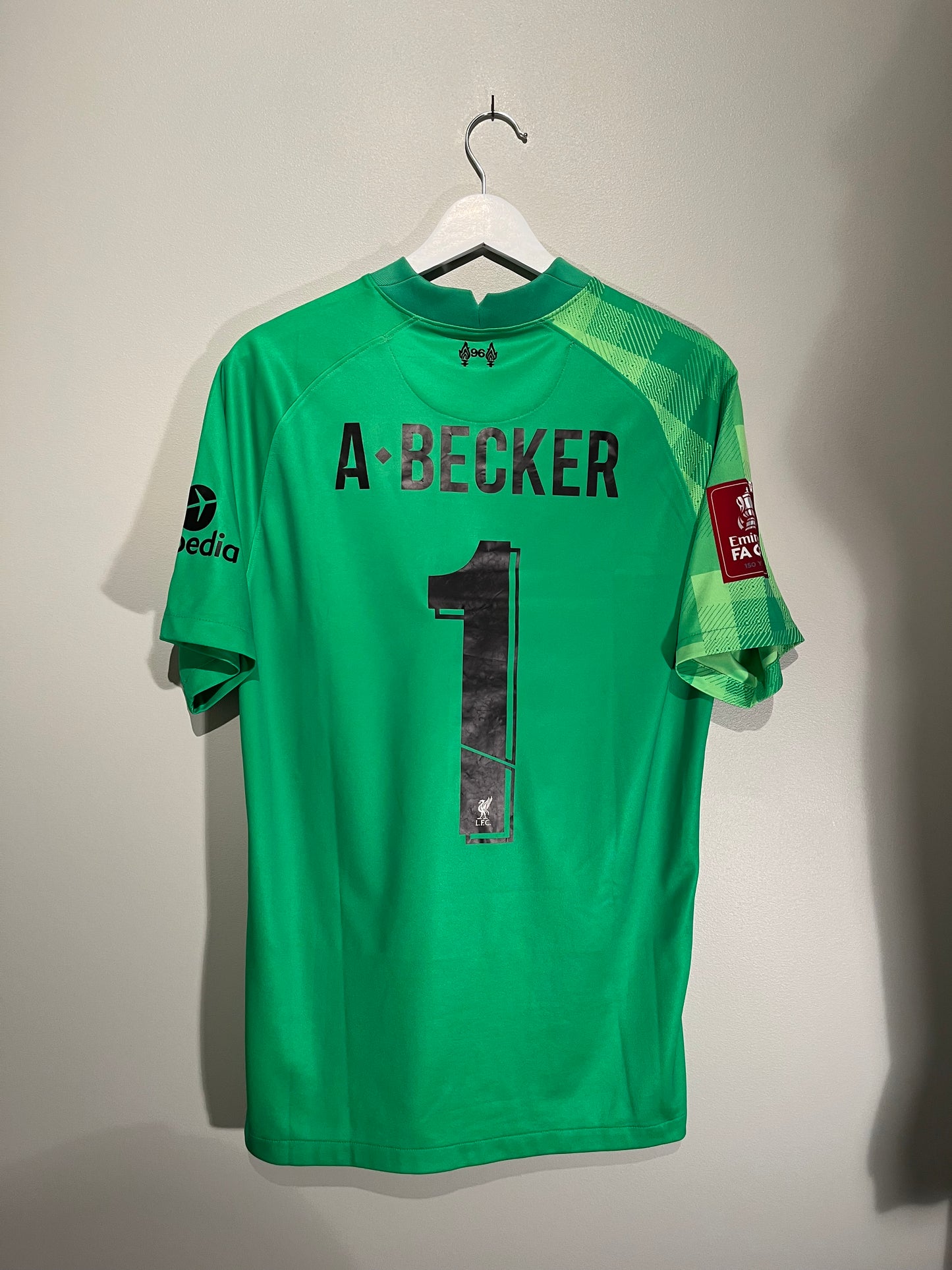 Liverpool GK home 2021/2022  #1 Alisson (M) 8/10