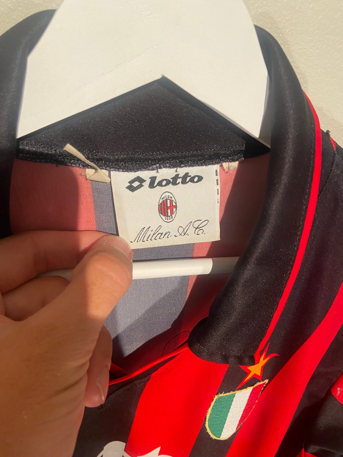 AC Milan home 93/94 LS #8 (S) 7/10