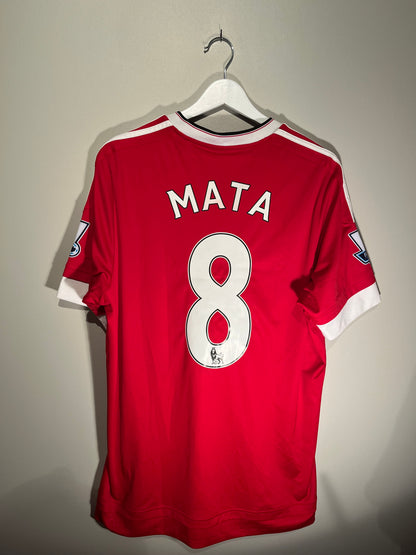 Manchester United home 15/16 #8 Mata (L) 8/10