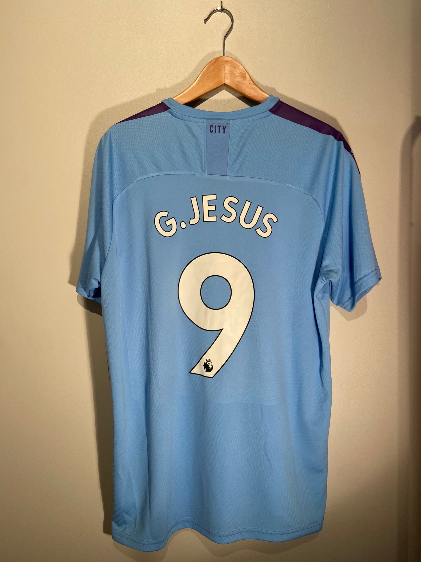 Manchester City home 19/20 #9 Jesus (XL) 10/10