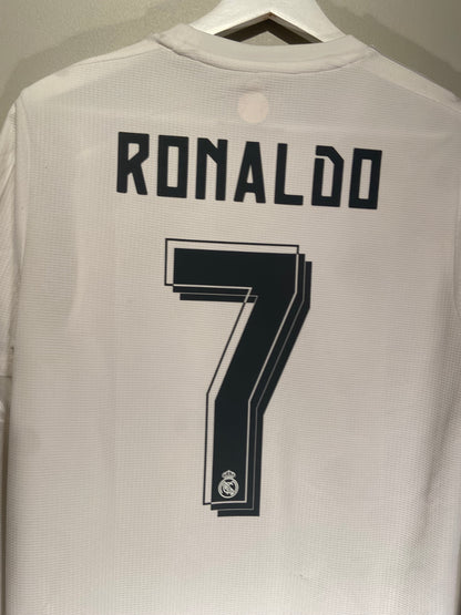 Real Madrid home 15/16 LS CL Final #7 Ronaldo (S) 8/10