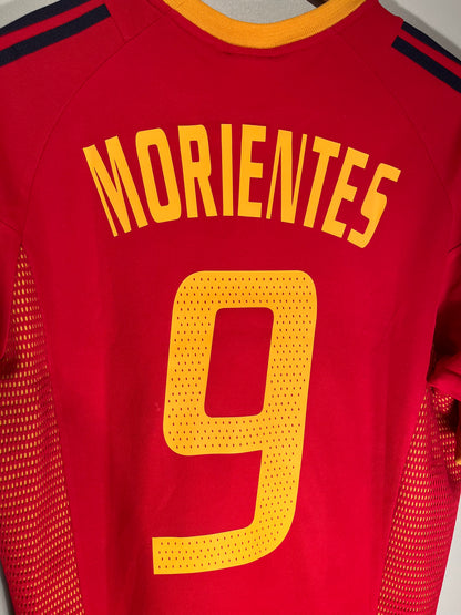 Spain home 2002 #9 Morientes (S) 7/10