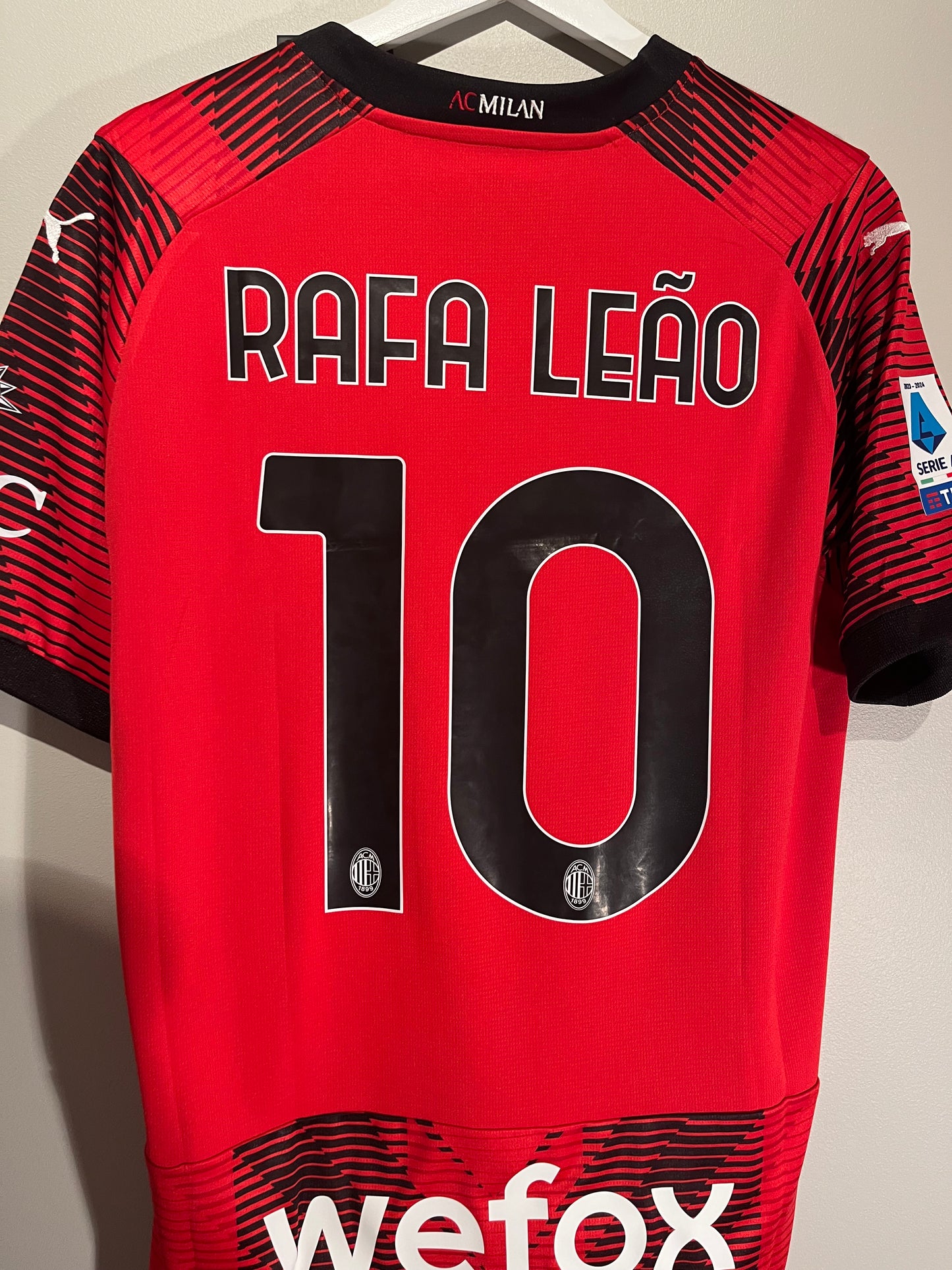 AC Milan home 23/24 #10 Rafa Leao (M) 8/10