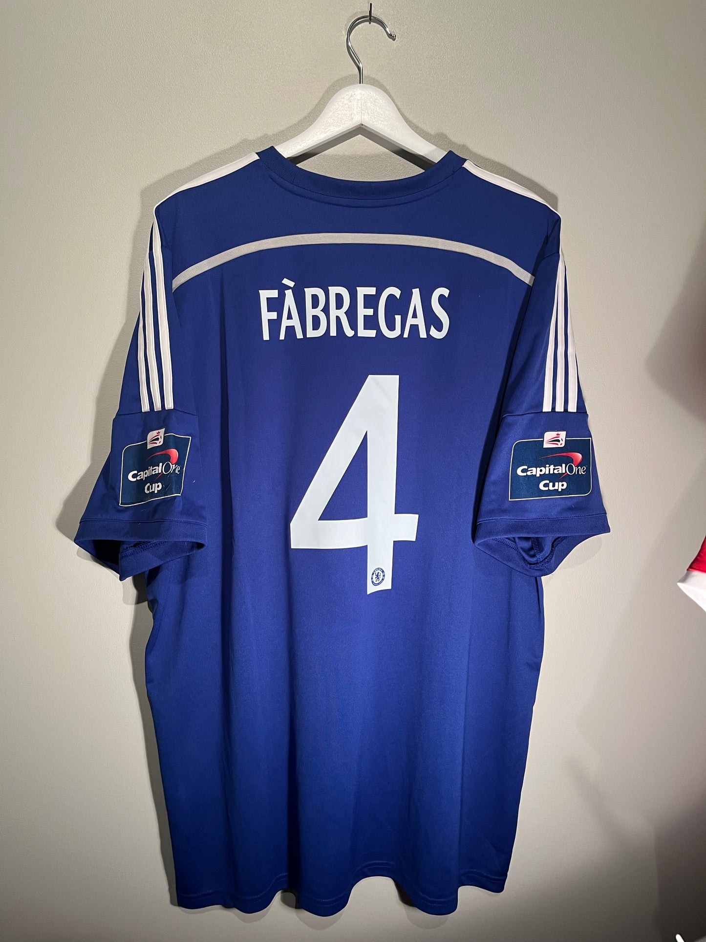 Chelsea home Capital One Cup #4 Fabregas (XXL) 7/10