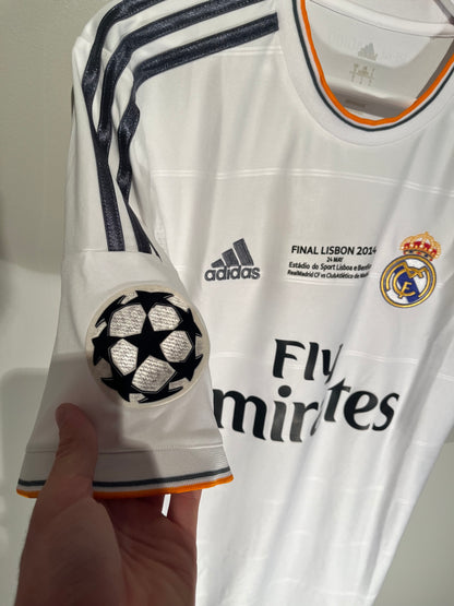 Real Madrid home 2014 CL Final #11 Bale (S) 8/10