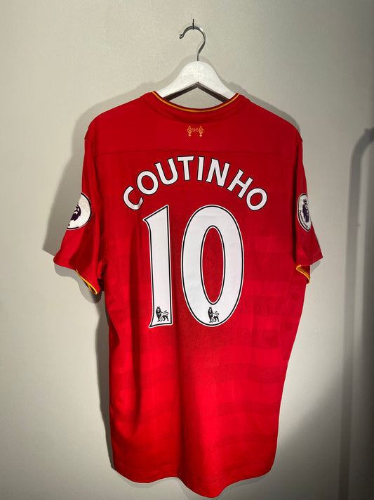 Liverpool home 16/17 #10 Coutinho (L) 5/10