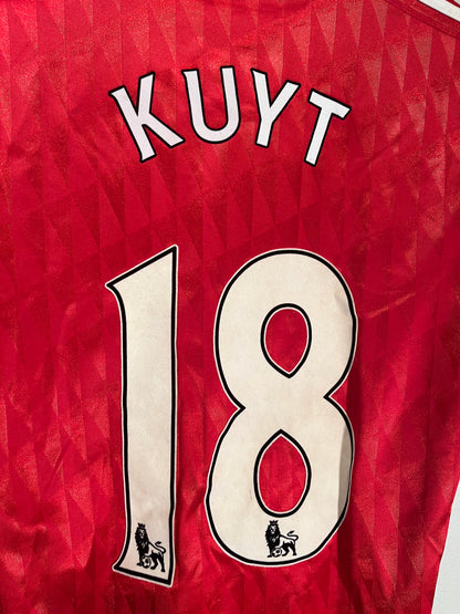 Liverpool home 2010/2012 #18 Kuyt (S) 8/10