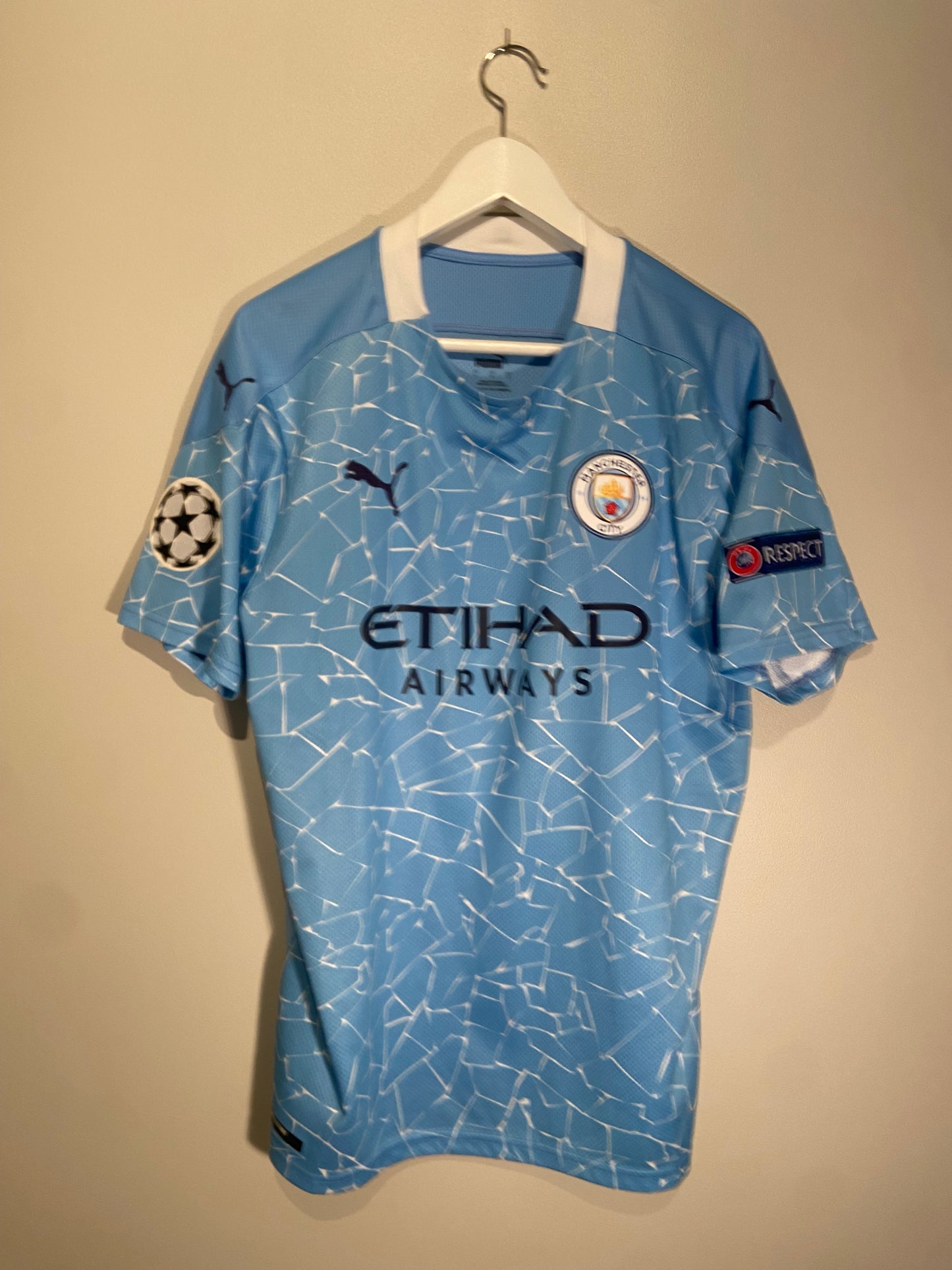 Manchester City home 20/21 #17 De Bruyne (L) 7/10