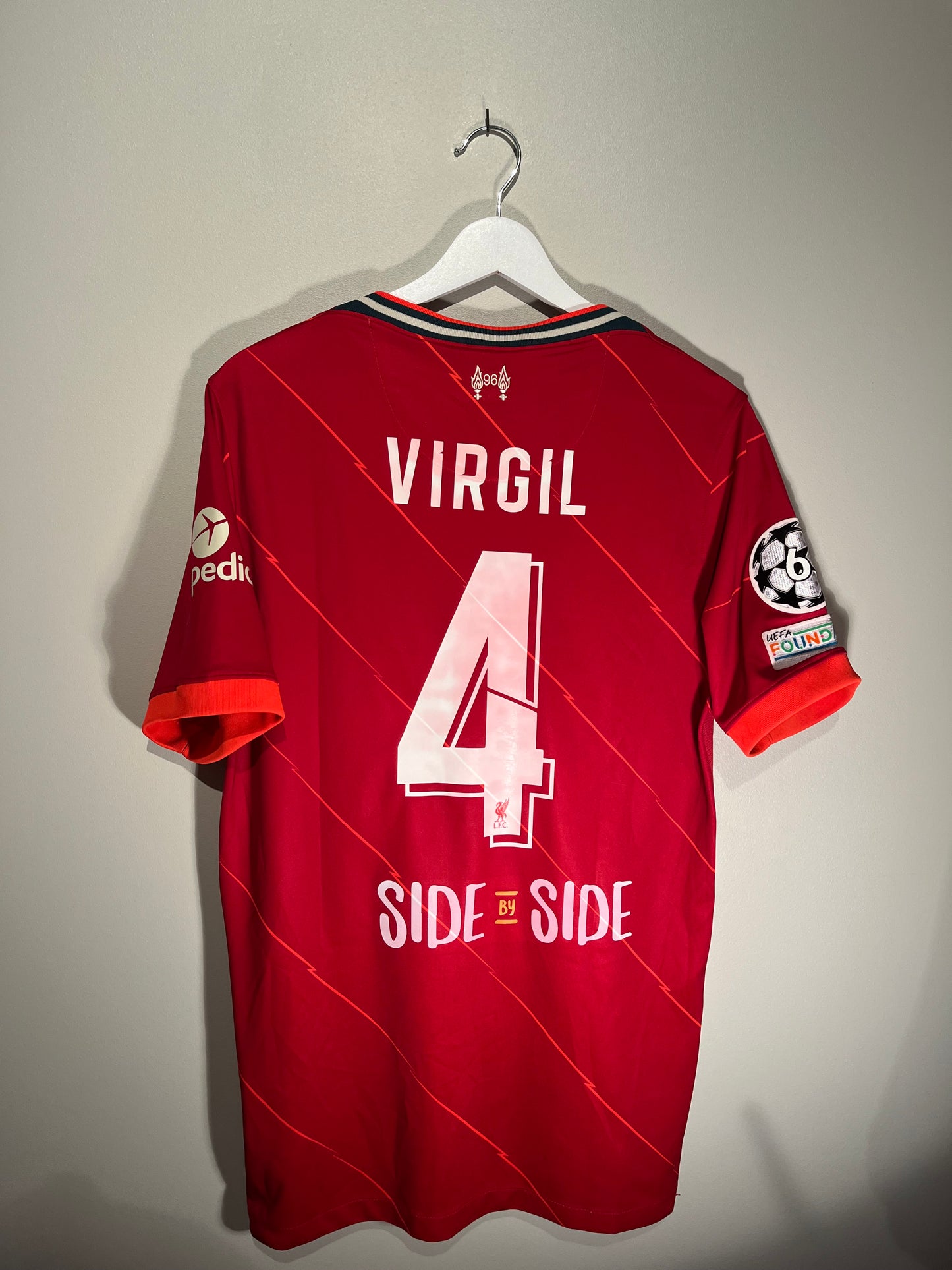 Liverpool home CL Final 2022 #4 Virgil (XL) 7/10