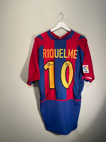 Barcelona home 02/03 #10 Riquelme (XL) 8/10