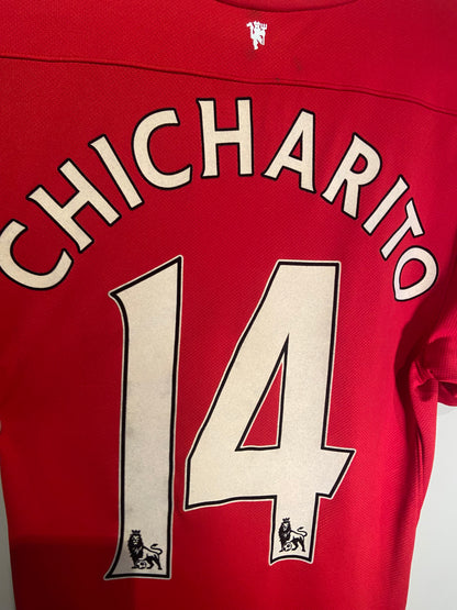 Manchester United home 11/12 #14 Chicharito (S) 8/10