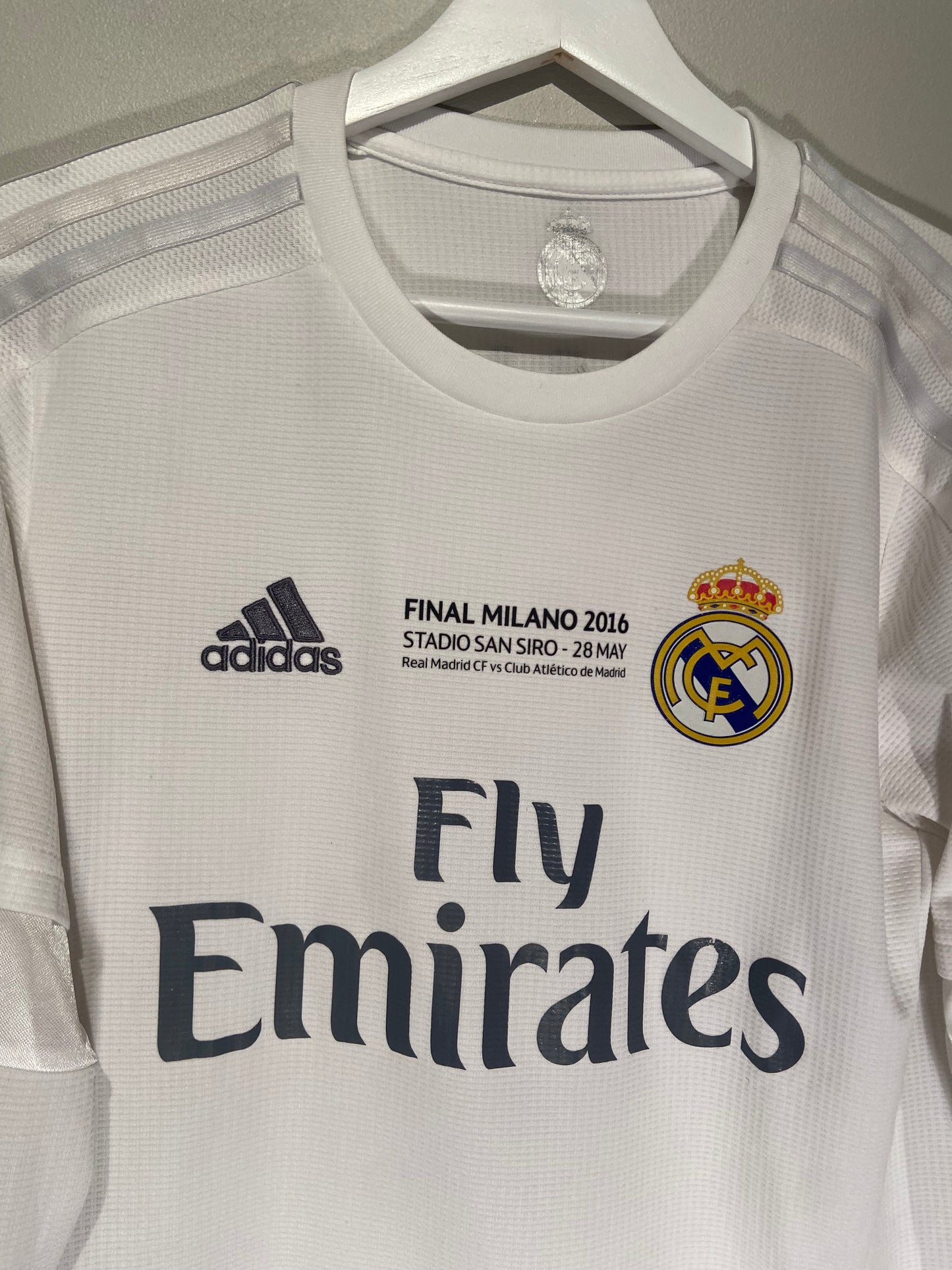 Real Madrid home 15/16 LS CL Final #7 Ronaldo (S) 8/10