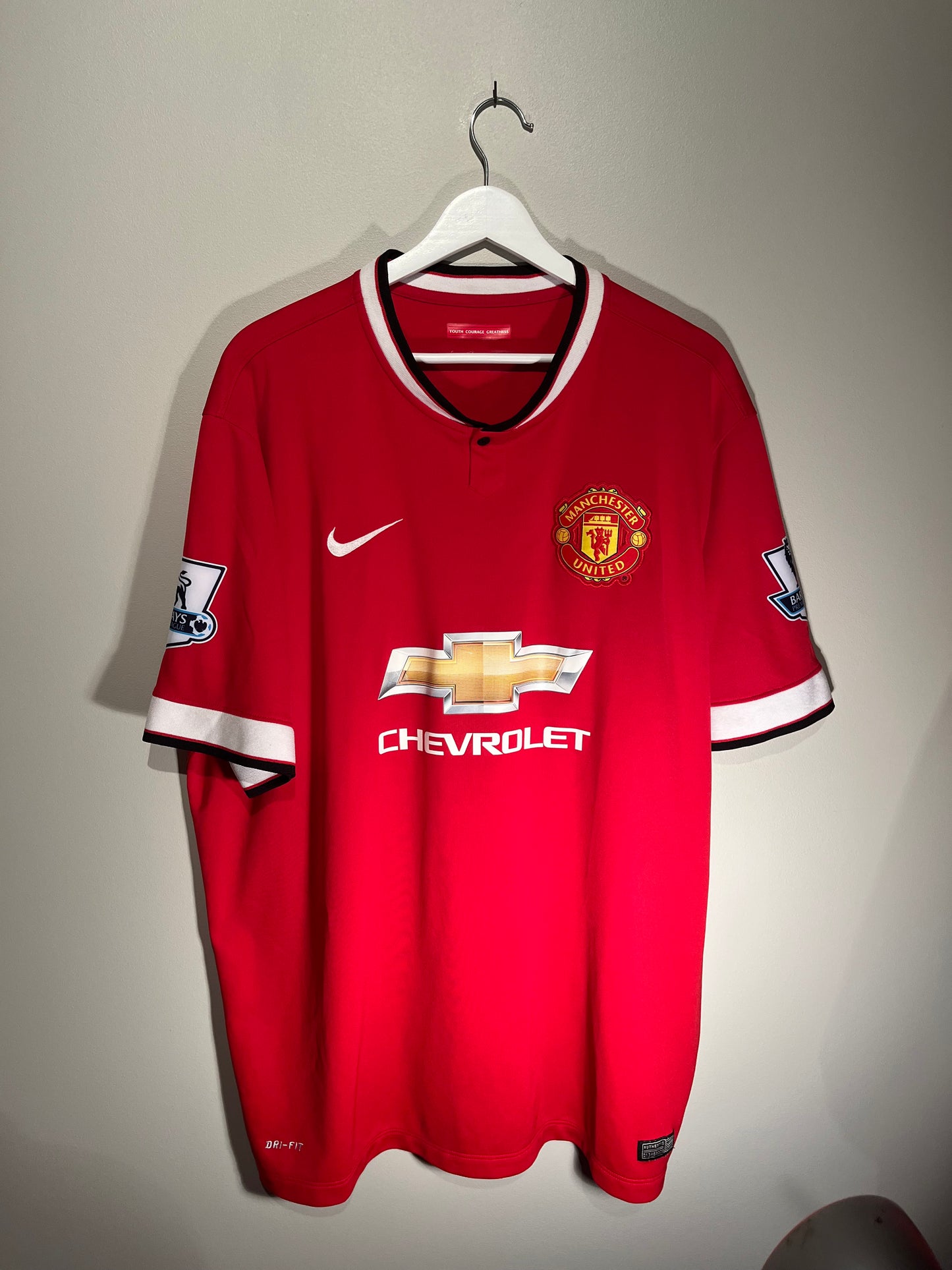 Manchester United home 14/15 #20 Van Persie (XXL) 8/10