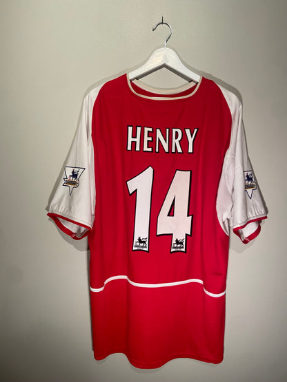 Arsenal home 02/03 #14 Henry (XXL) 8/10