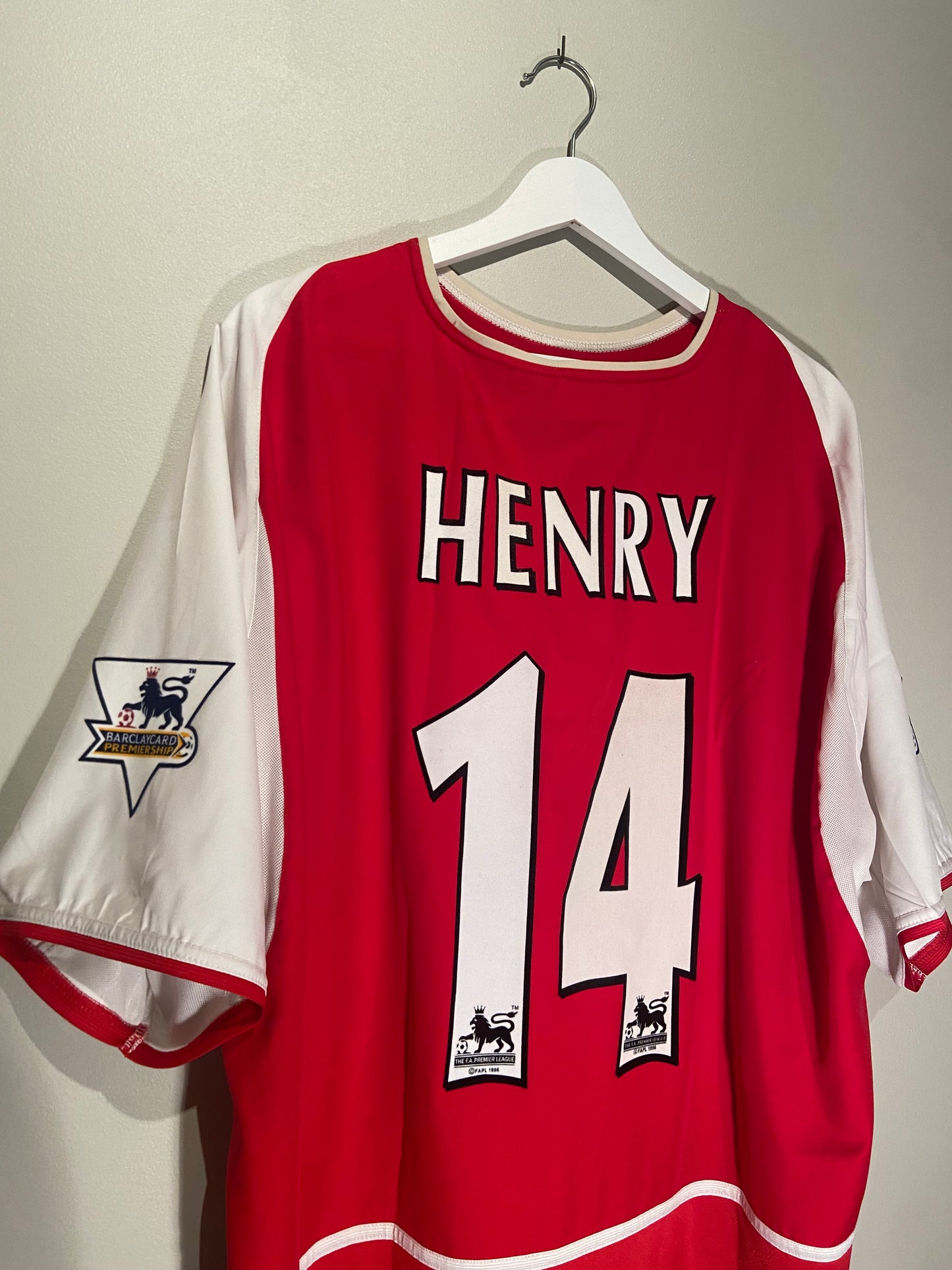 Arsenal home 02/03 #14 Henry (XXL) 8/10