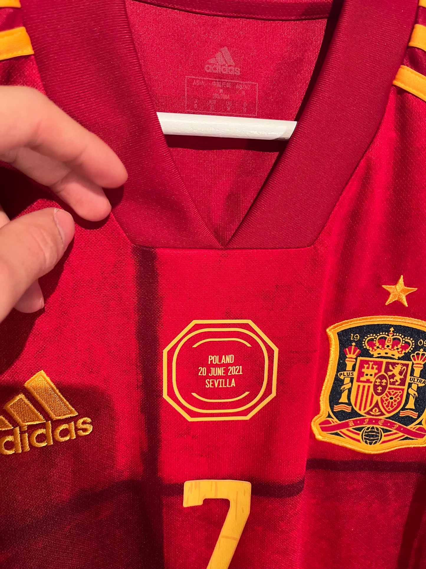 Spain home 2021 #9 Morata (M) 9/10