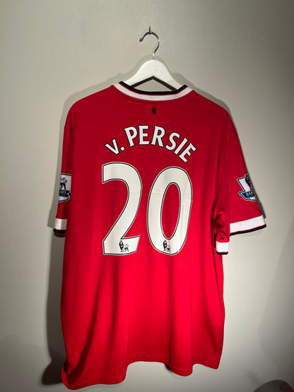 Manchester United home 14/15 #20 Van Persie (XXL) 8/10