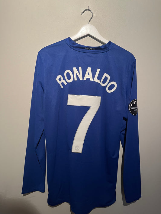 Manchester United away 2008/2009 LS #7 Ronaldo (M) 10/10