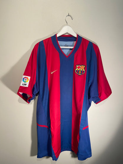 Barcelona home 02/03 #10 Riquelme (XL) 8/10