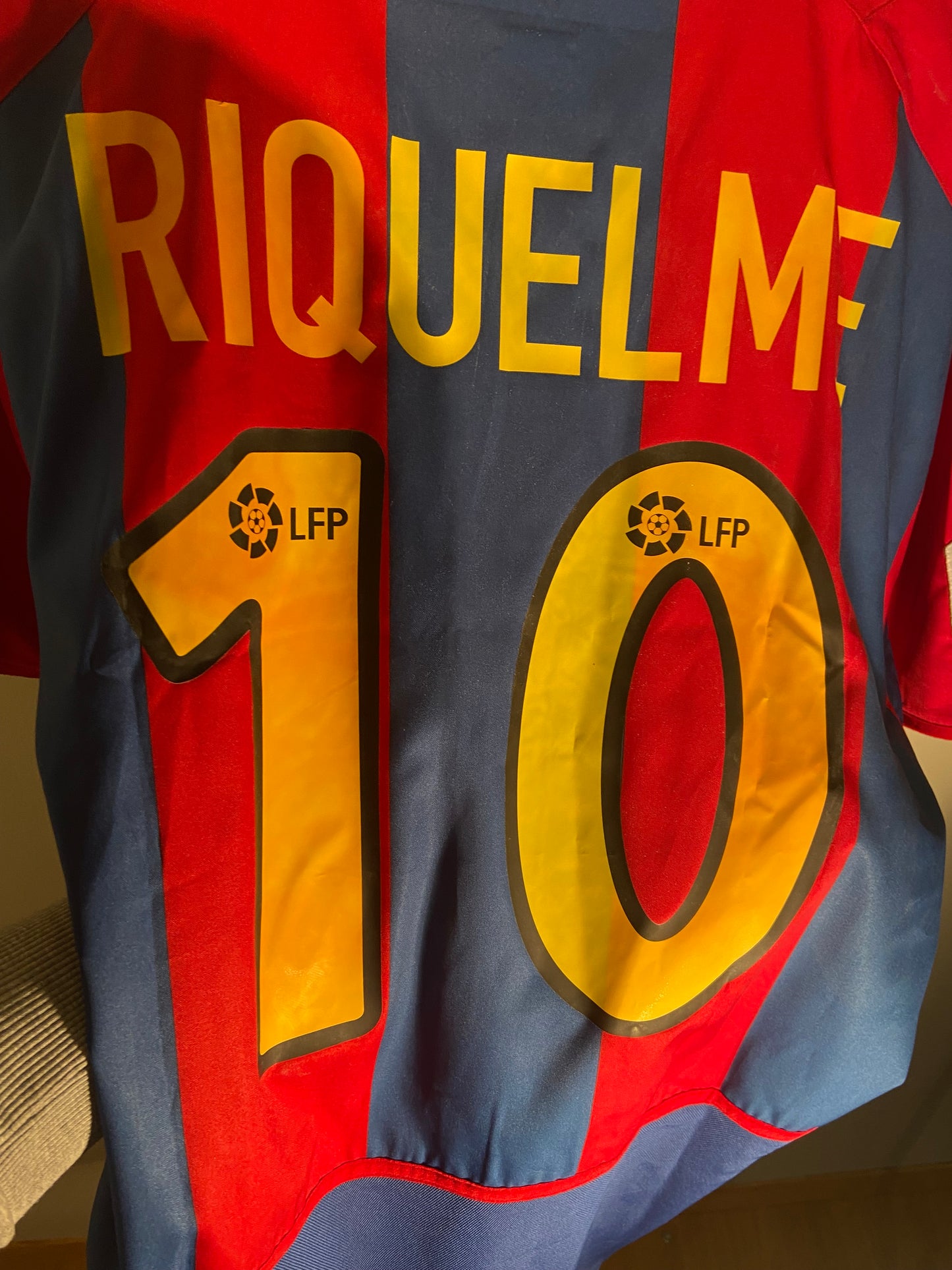 Barcelona home 02/03 #10 Riquelme (XL) 8/10