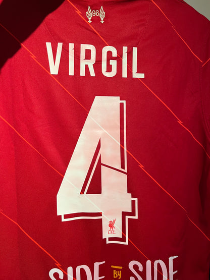 Liverpool home CL Final 2022 #4 Virgil (XL) 7/10