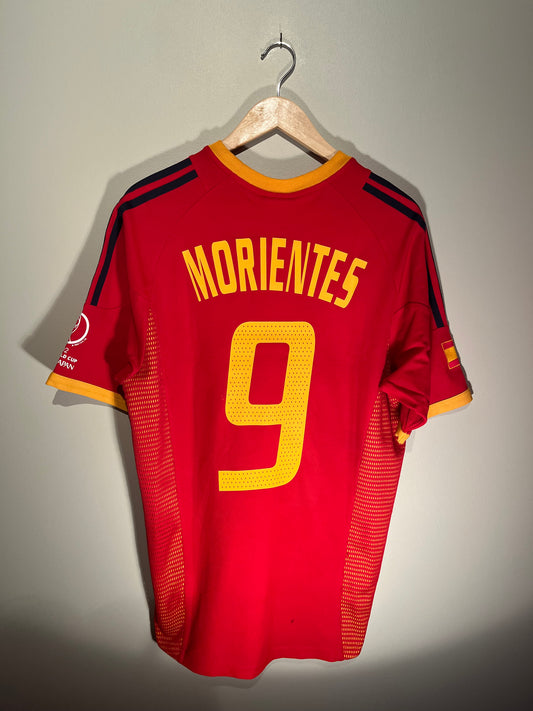 Spain home 2002 #9 Morientes (S) 7/10