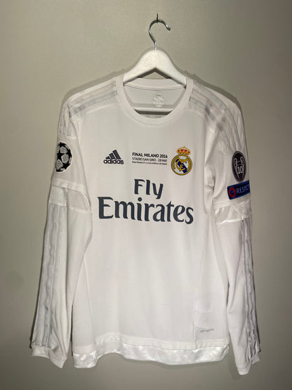 Real Madrid home 15/16 LS CL Final #7 Ronaldo (S) 8/10