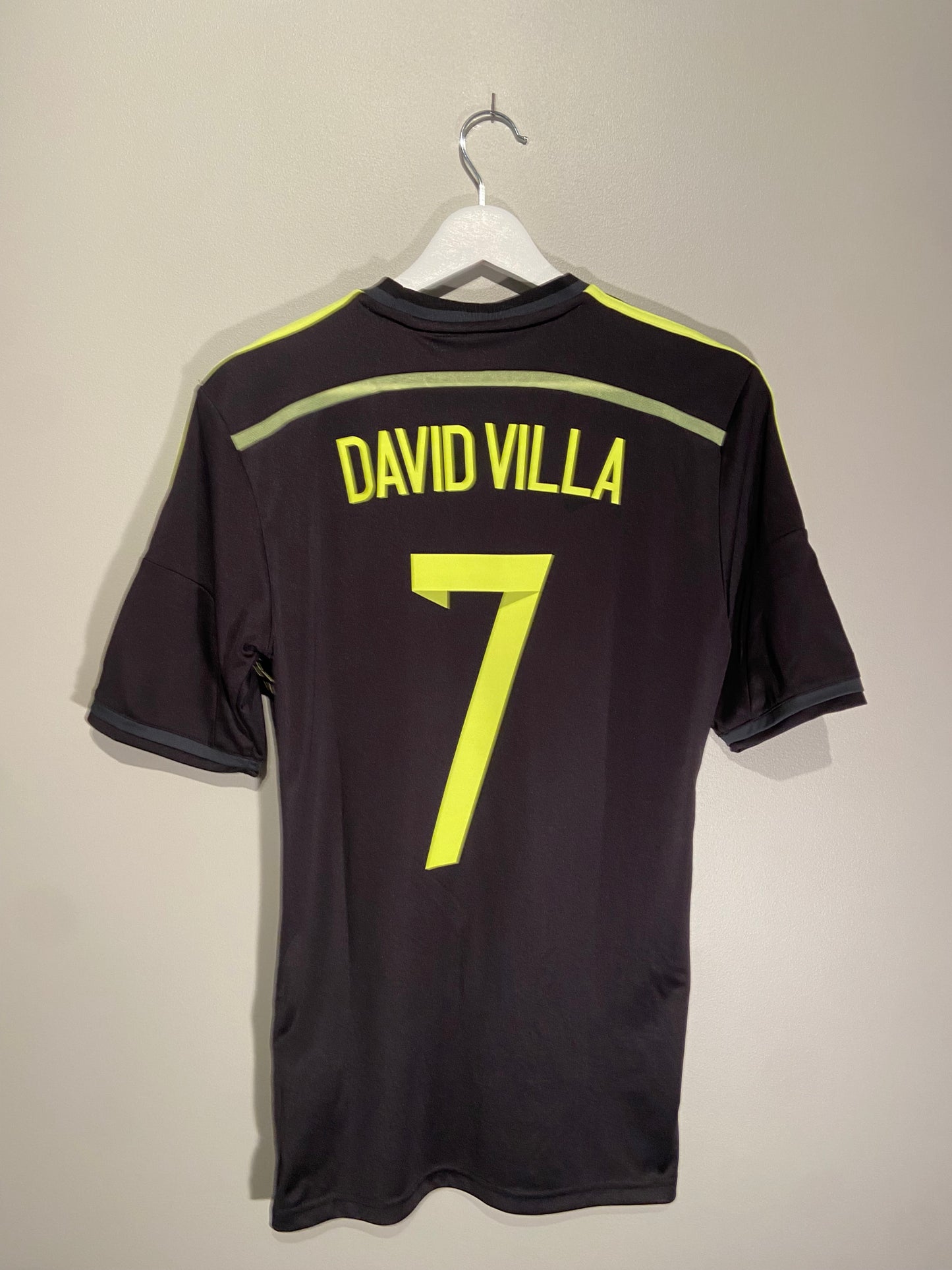 Spain away 13/14 #7 David Villa (S) 8/10